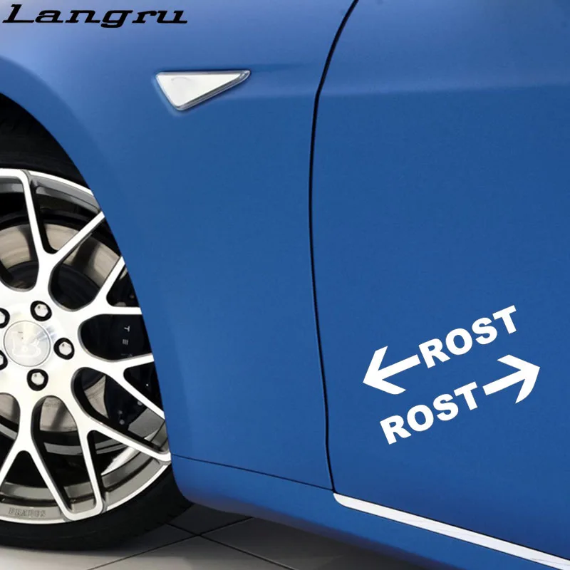 Langru новый дизайн Автомобильная наклейка Rost Look забавная индивидуальный