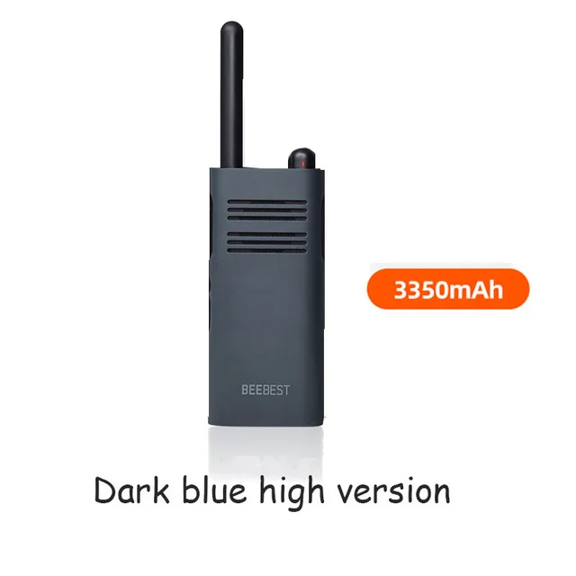 blue XIAOMI Mijia BeeBest A208 ручной рации синий 3350 мАч 5 Вт 1-5 км двухстороннее радио для наружного внутреннего здания безопасности - Цвет: blue