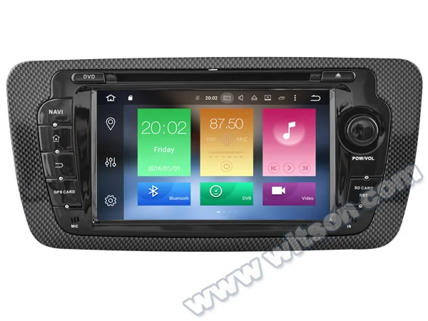 7 &quotAndroid OS 8 0 автомобильный DVD gps радио для сиденья Ibiza MK4 2008 2013 (тип 6J предварительно