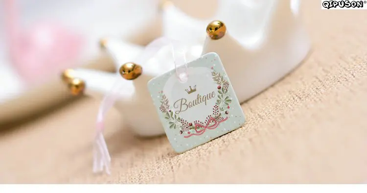 100 шт./точка/мини-карта бирки для ювелирных изделий своими руками серьги брошь