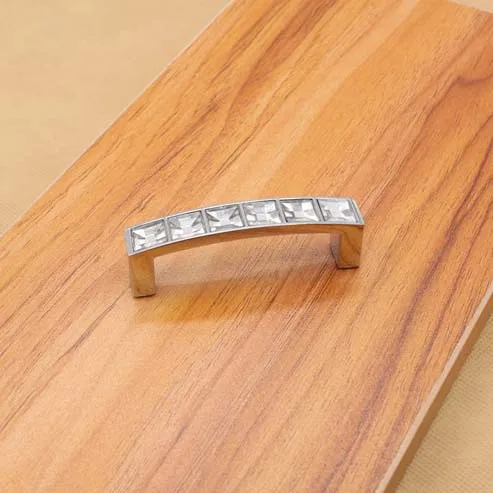 Ручки для кухонной мебели 5 шт. квадратные из сплава цинка 64 мм|handle glass|wardrobe baskethandle
