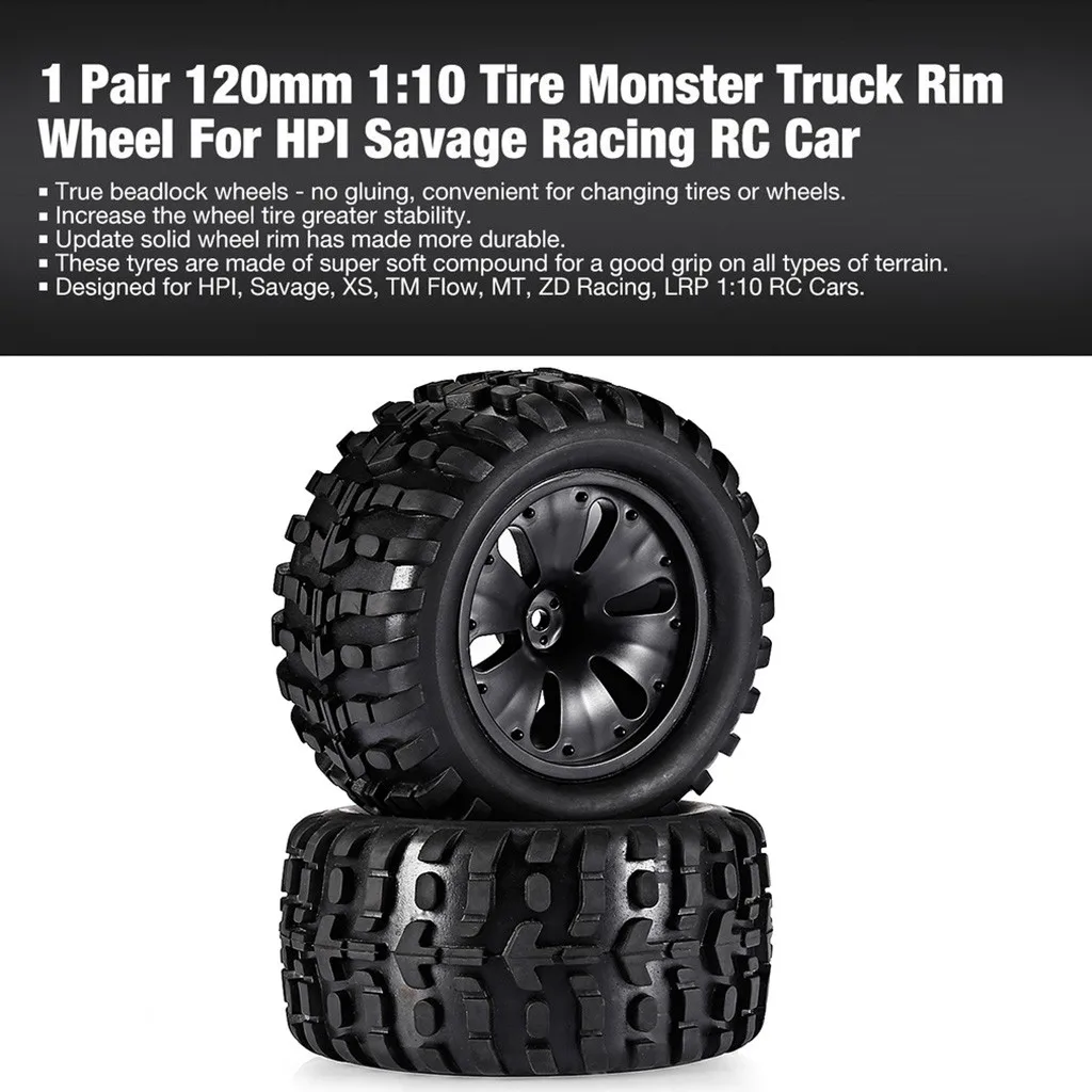 Пульт дистанционного управления автомобильные аксессуары 2 шт. 1:10 шина Monsta