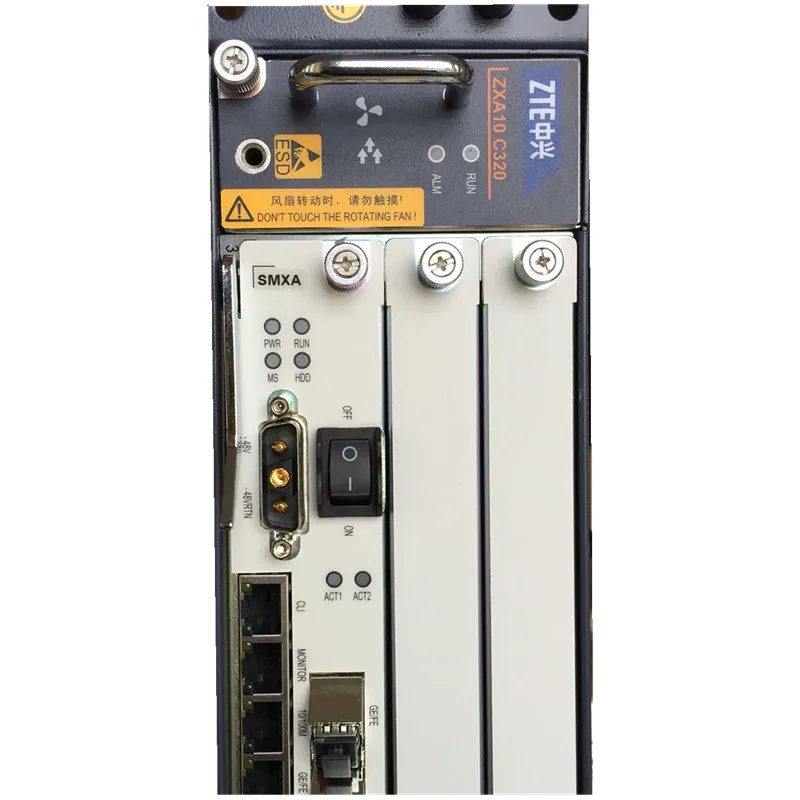 Оригинальное оптическое линейный терминал оборудование ZTE ZXA10 C320 OLT с 1 * карта SXMA