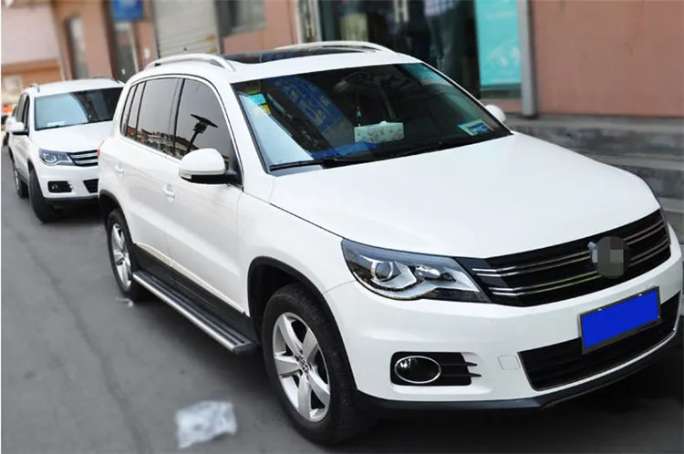 Автомобильный Стайлинг для VW 2010-2013 Tiguan фары новые Tiguan светодиодный фары DRL линзы двойной луч H7 HID ксеноновые автомобильные аксессуары