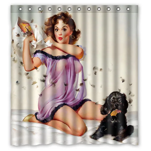 Yoosee &quot Pin - подушка сломанной персонализированные заказ занавески для душа ванны