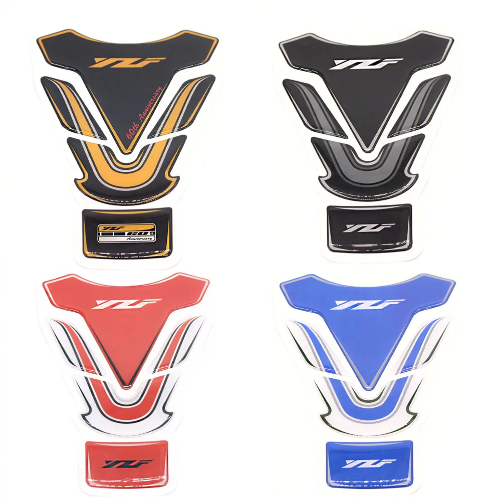 Мягкий защитный чехол из ПВХ для топливного бака мотоцикла наклейка Yamaha 60th YZF R1 R3