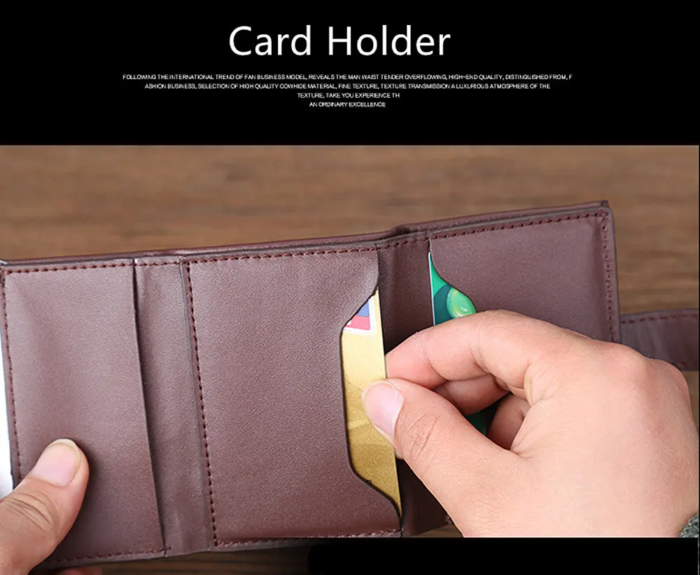 ZOVYVOL натуральная кожа кредитный держатель для карт Анти Rfid id держатель для карт Чехол Мужской кожаный металлический кошелек женский мини кредитный держатель для карт