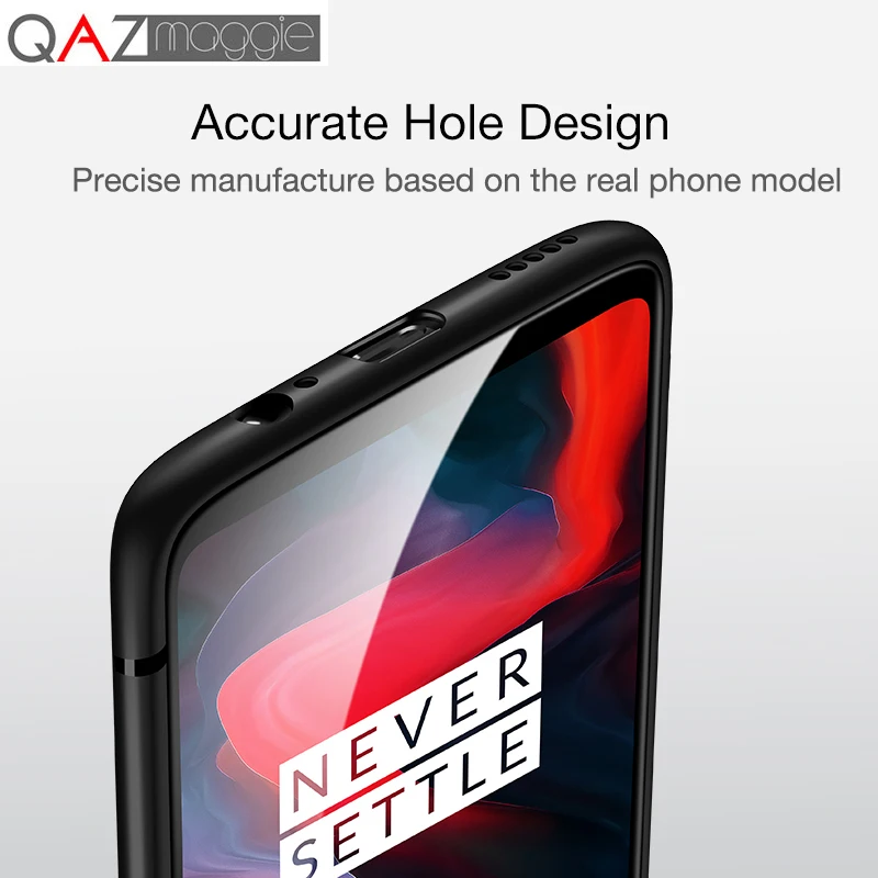 OnePlus 6T чехол 6 Ультратонкий мм 0 Анти-отпечатков пальцев матовый TPU для телефона One