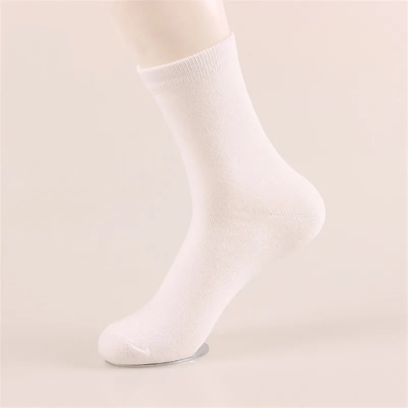 Носки мужские деловые классические дышащие хлопковые в стиле Харадзюку 10 шт. = 5