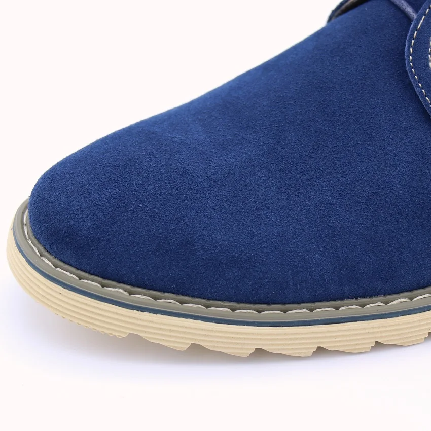 BIMUDUIYU Brand Classic Spring Autumn Top Suede Leather Men's Flat Shoes Casual Leisure Drive Oxford Large Plus Size Sale | Обувь