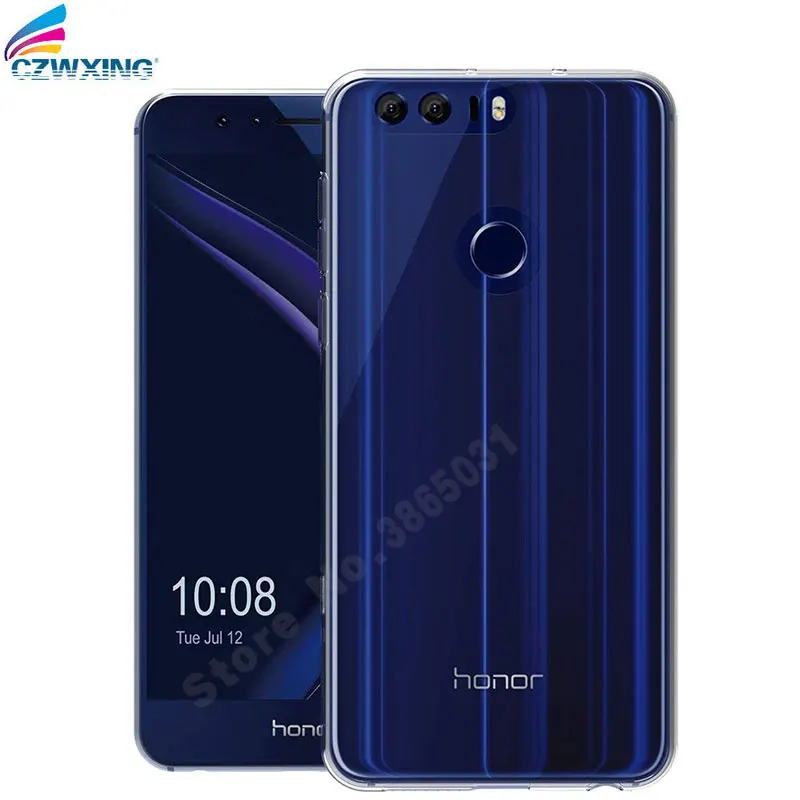 Чехол для Huawei Honor 8 Φ силиконовый прозрачный чехол из ТПУ телефона Honor8 FRD L19 L09 AL10