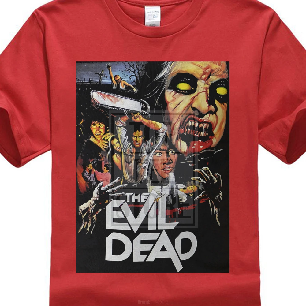 Футболка с принтом «The Evil Dead 1981» - Цвет: Красный