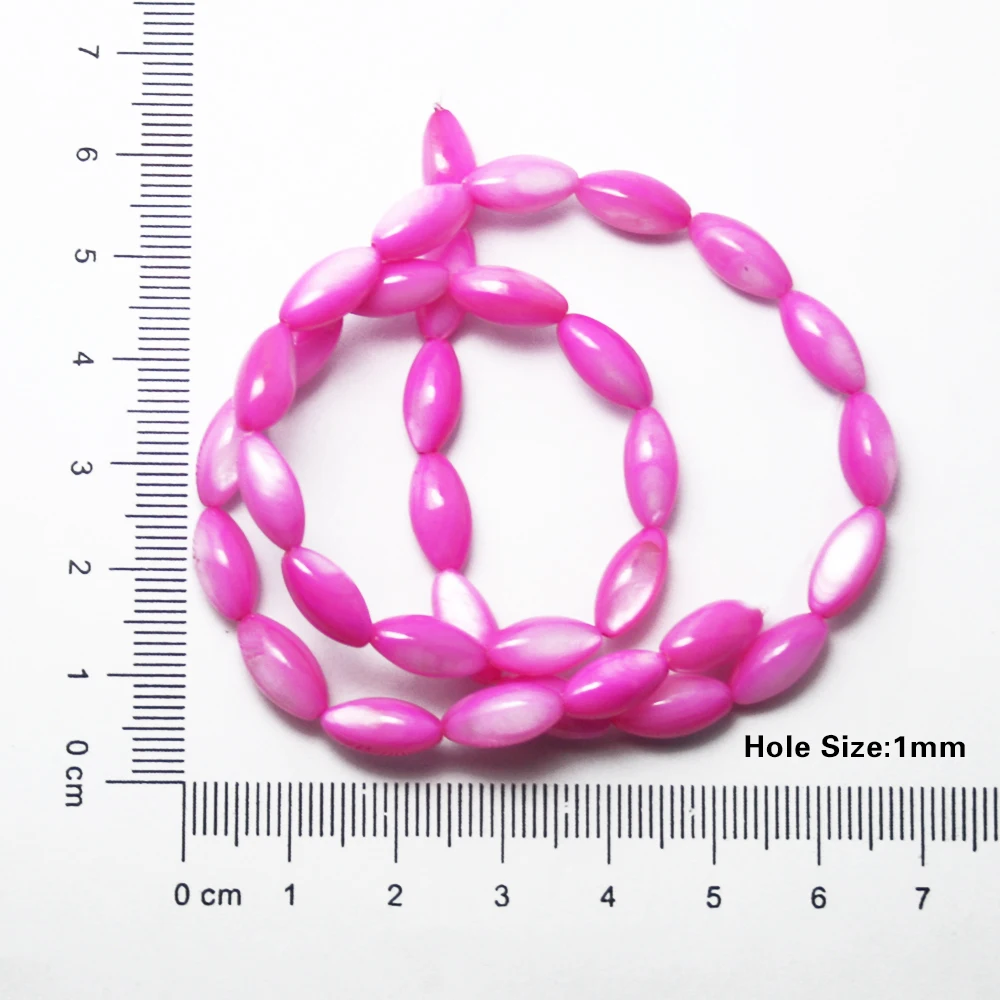 Горячая продажа 15 &quotнитка натуральные швабры бусины из ракушки для браслета и