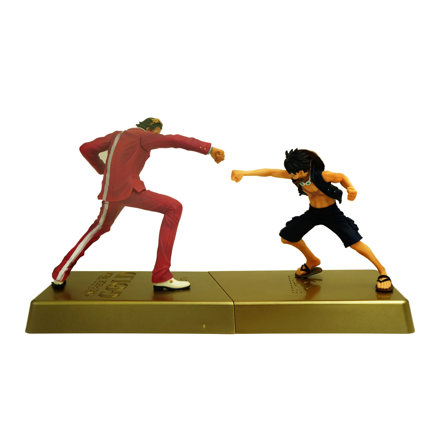 Chanycore Аниме ONE PIECE FILM GOLD DXF Luffy &amp Gild Tesoro 2 шт./компл. новые мировые Фигурки ПВХ