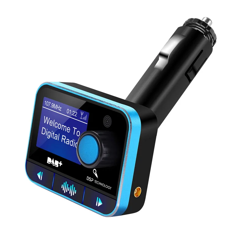 JaJaBor DAB FM передатчик Bluetooth автомобильный комплект громкой связи 3,5 мм AUX аудио MP3 плеер DAB цифровой аудио вещания автомобильный радиоприемник