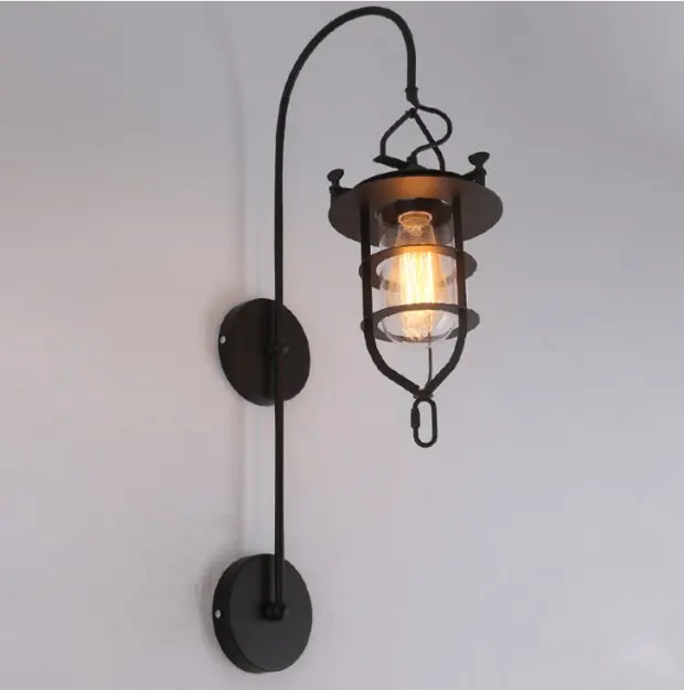 値段 インダストリアルアメリカン村ウォールランプレトロドッククリエイティブ鉄バーコーヒー通路ライトバルコニー屋外の壁ライトZA83010