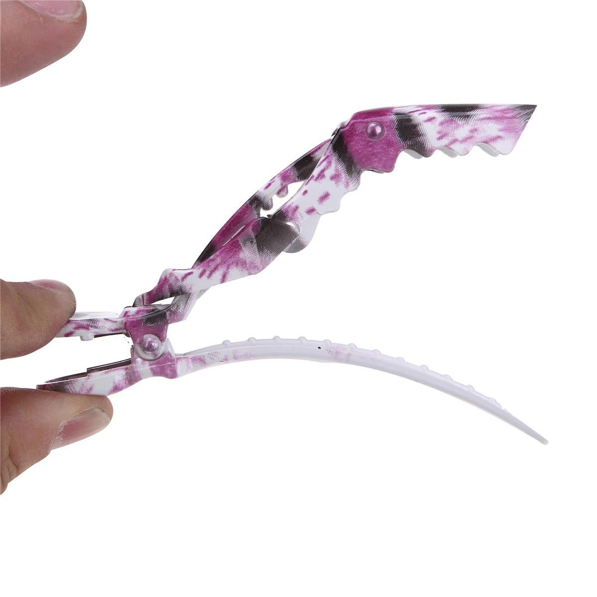 6Pcs/set Plastic Alligator Crocodile Tension Hair Clamp Cilp DIY Cutting Sectioning Clamps Grip Pro Salon Styling Barber Tools | Красота и