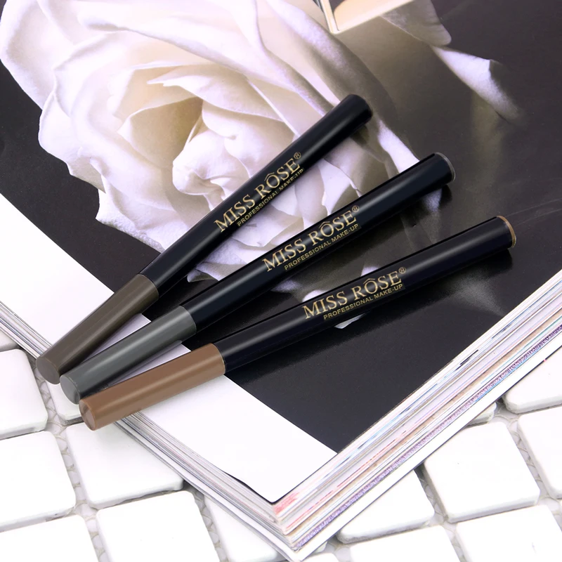 MISS ROSE макияж 3 цвета вилка наконечник жидкая подводка для бровей карандаш