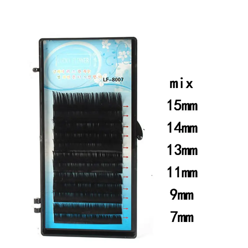 

0.15C Soft False Eyelashes Mix Length(7-15MM) True Hair Planting Grafted Eyelash Extension Makeup Tools Excellent Lashes