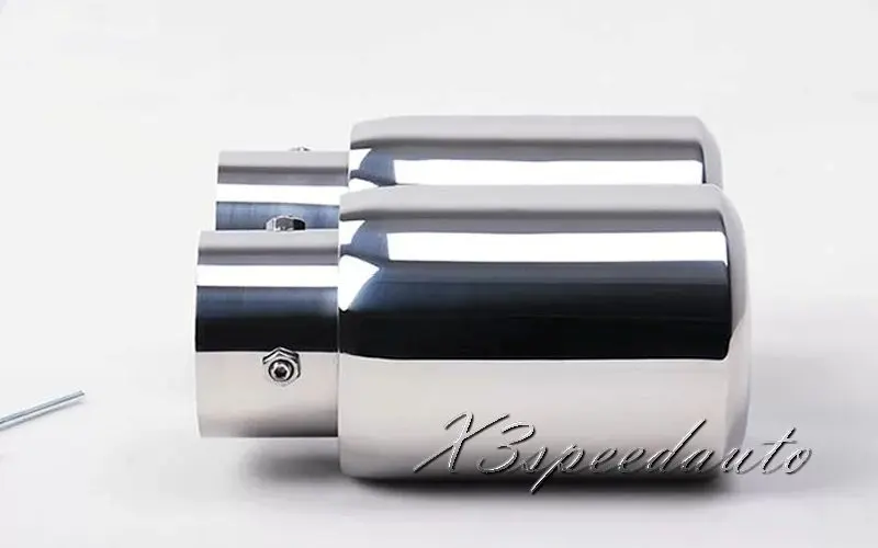 Бесплатная доставка нержавеющая сталь 2 шт глушитель наконечник трубы для Land Rover