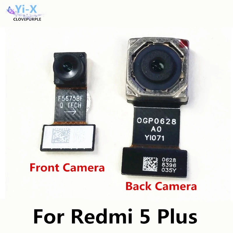Оригинальная передняя маленькая камера основная задняя для Xiaomi Redmi 5 Plus P|Шлейфы