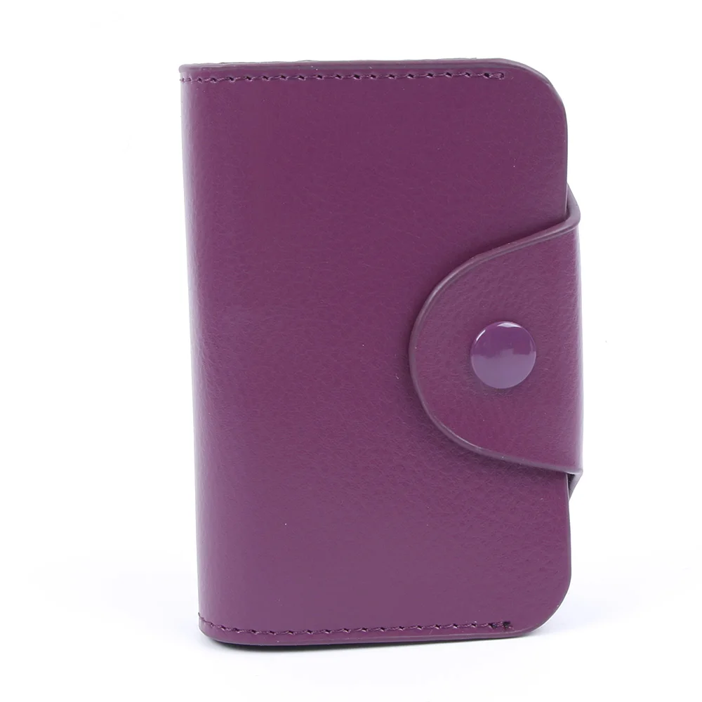 

Luxury Pu Leather Wallet RFID Blocking Pocket Holder Credit Card Case New Business Card Holder Protector Organizer