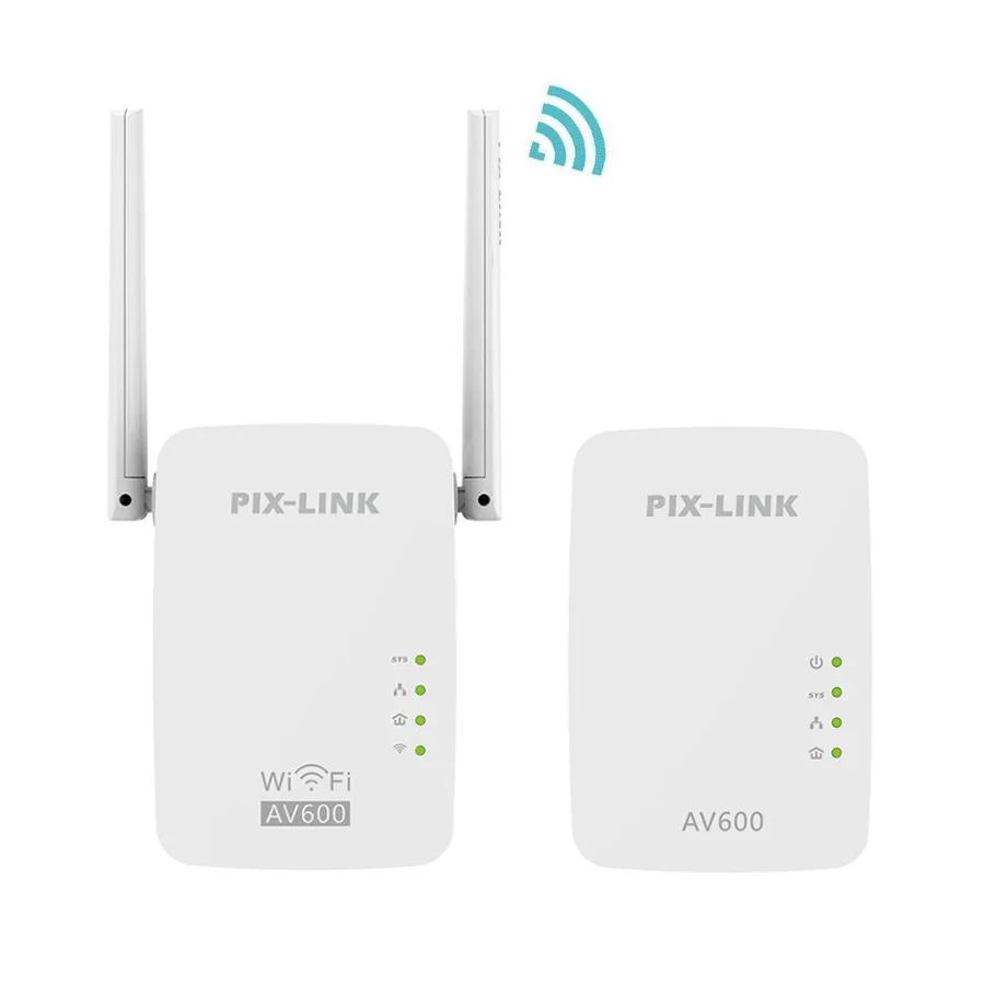 PIXLINK PL01 600 Мбит/с Беспроводной Wi Fi Мощность сетевой адаптер маршрутизатор
