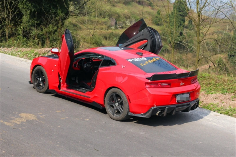 Углеродное волокно заднее крыло спойлер чемодан для Chevrolet Camaro ZL1 от до