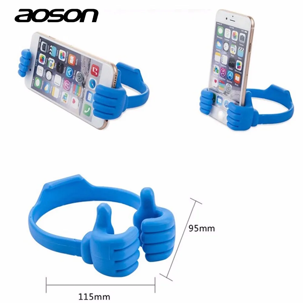 Гибкий Милый Палец Дизайн Смартфон Планшетный Стол автомобильный держатель