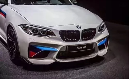 Комплекты для тела из углеродного волокна в стиле MP BMW M2 передняя губа задняя