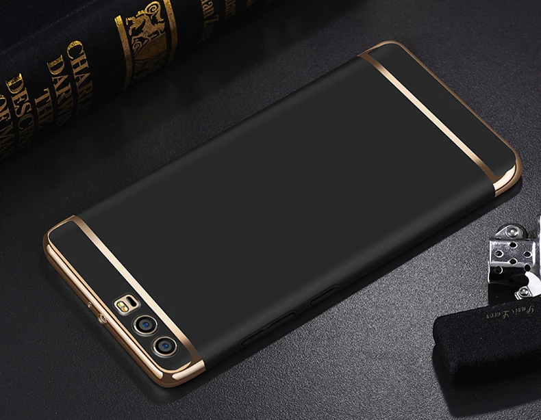 Чехол для Huawei Honor 9 5 15 &quotчехол Роскошный Королевский Золотой металлический ТПУ