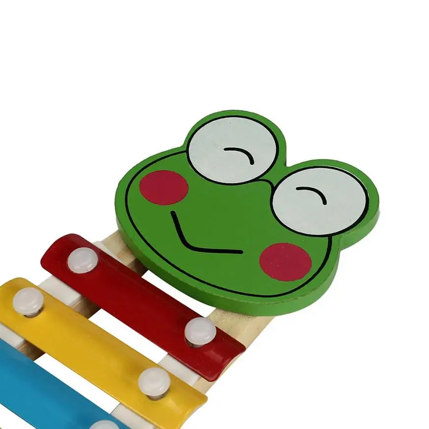 Горячие детские 5 Note ксилофон музыкальные игрушки Развитие мудрости деревянный