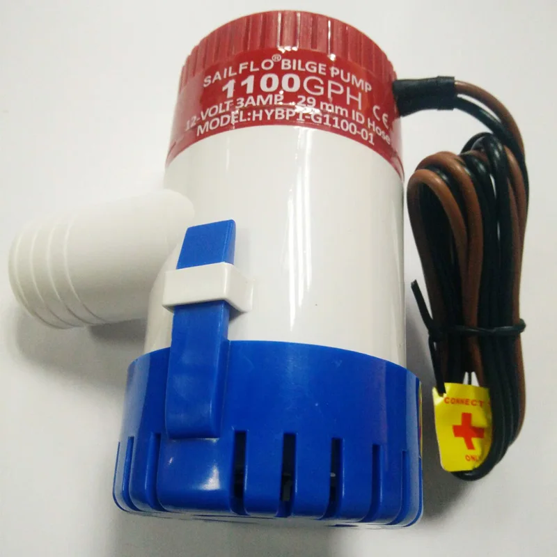 Трюмный насос 1100GPH DC 12 В Электрический насос для Aquario погружной гидросамолет автодомов Houseboat лодки