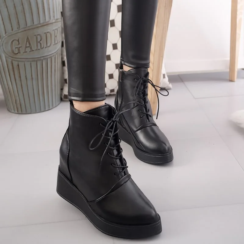 Глобальный Любовник 2017 Новый Высокий Верх Зашнуровать Увеличения Высоты женская