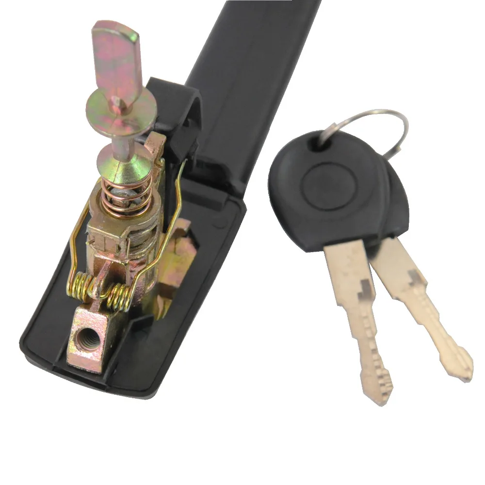 Автомобильный Черный передней двери ручка с 2 блокировки клавиш для Фольксваген