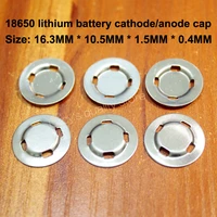 100pcslot 18650 lithium battery spot welding positive flat cap head tab