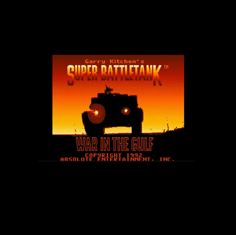 Суперbattletank игра Война в заливе NTSC 16 бит 46 пин большая серая игровая карта для
