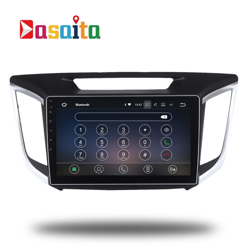 Автомобиль 2 din радио android 7 1 gps Navi для hyundai creta IX25 Авторадио навигации головное