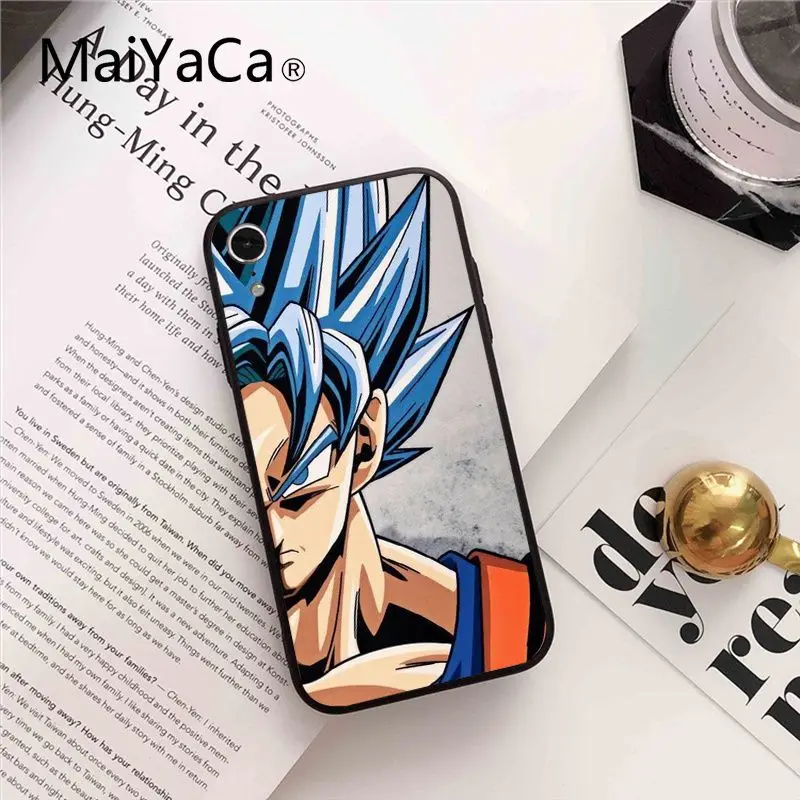 Роскошный чехол для телефона MaiYaCa Dragon Ball z Goku DragonBall разных цветов iPhone 8 7 6 6S Plus 5 5S SE XR