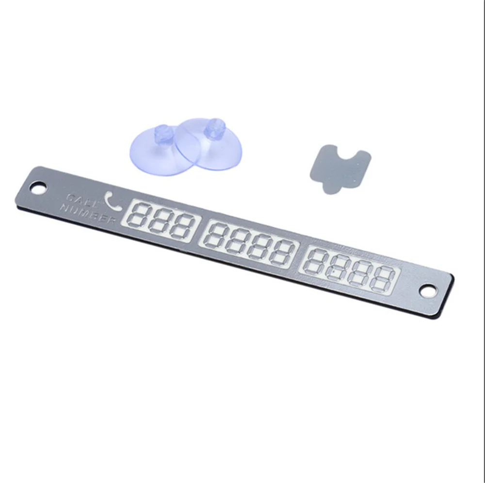 Car light temporary parking sign night phone number luminous for Kia Soul Forte5 Cadenza Telluride Pro Venga |