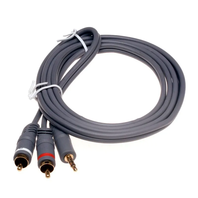 JH 3 м AUX 5 мм стерео штекер 2RCA M/M A/V разъем аудио кабель-удлинитель для Ipod Mp3