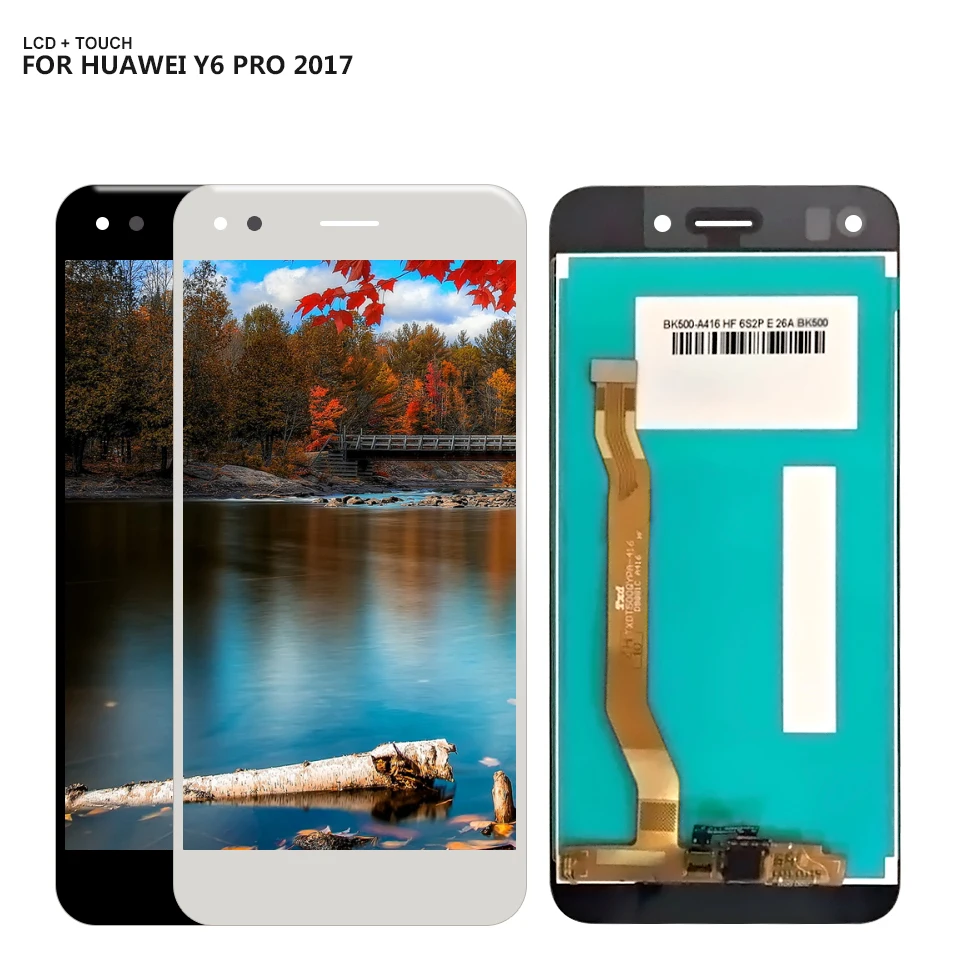 Для Huawe P9 Lite mini ЖК дисплей Y6 Pro 2017/Enjoy 7 Дисплей дигитайзер сенсорный датчик экрана в