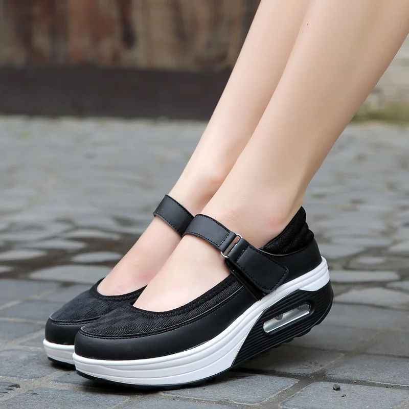 Fashion Mesh W Shoes for Woman 2021 Nurse Platform Women Casual White Sneakers Trainers Ladies Walking944 | Обувь