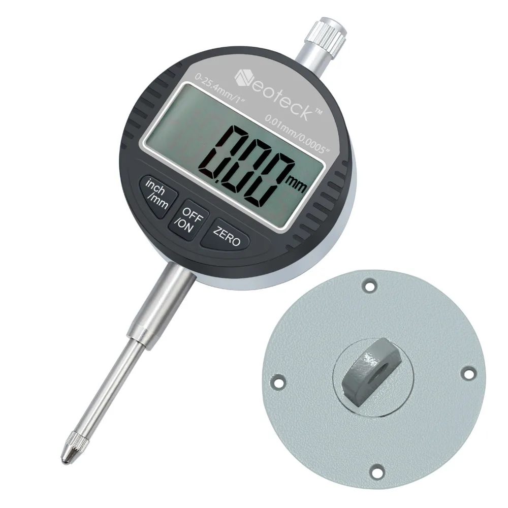 Neoteck 0,01/0005 ''точный циферблат тестовый индикатор Электронный микрометр измерительный инструмент DTI цифровой циферблат индикатор