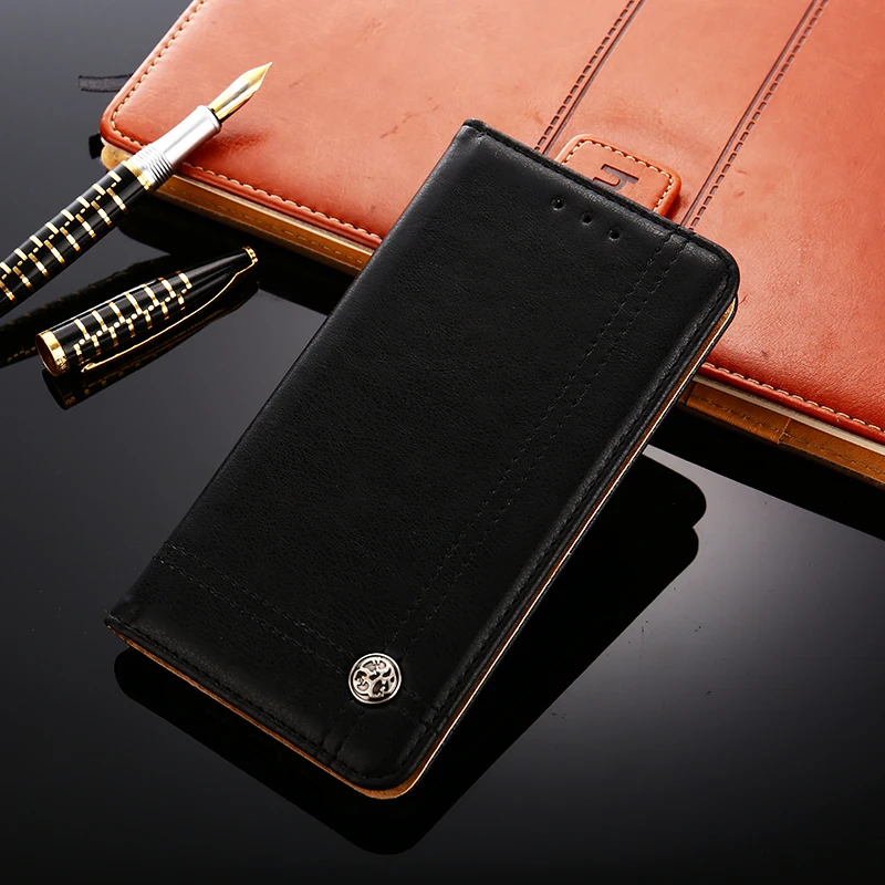 5.5 ''для LG X Мощность 2 LV7 Coque Ретро Флип PU чехол для кожаный бумажник флип