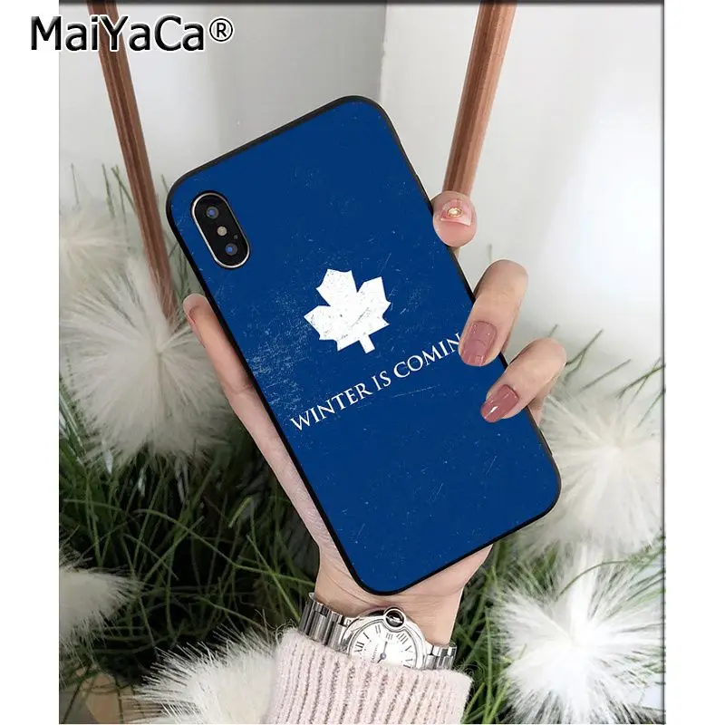 MaiYaCa Toronto Maple Leafs ТПУ Мягкий силиконовый чехол для телефона чехол для iPhone X XS MAX 6 6s 7 7plus 8 8Plus 5 5S SE XR