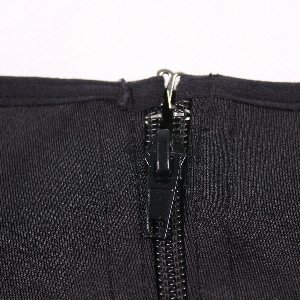 

S-XXXL Zip up Tummy Control Slimming bodysuit full body shaper Waist trainer with padded buttock butt lifter butt enhancer