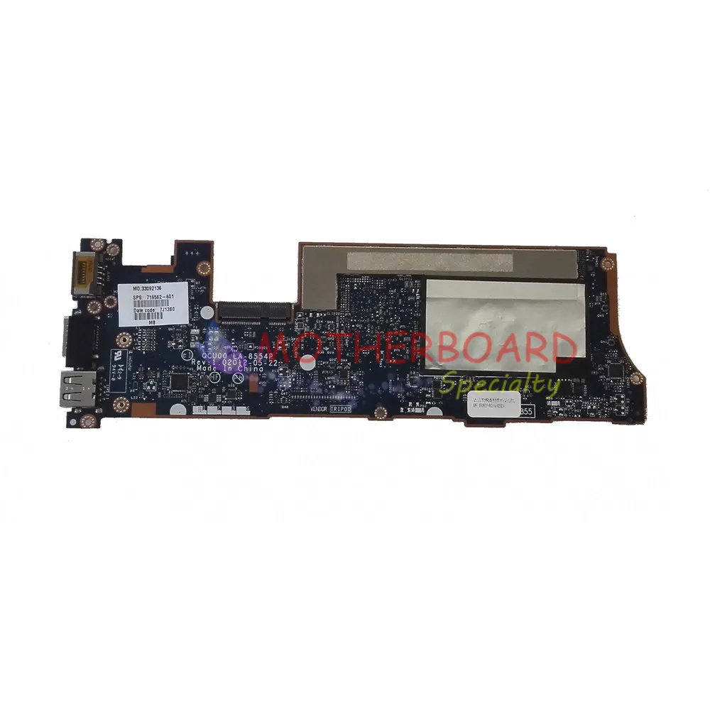 Vieruodis для HP ENVY XT13 Материнская плата ноутбука 719562-601 Вт/I7-3537U ЦП QCU00 LA-8554P | Компьютеры