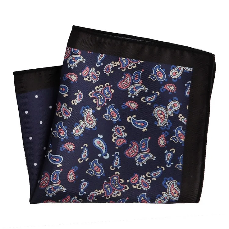 MPK-089pocket square Портной Смит дизайнер Карманный квадратный модный платок в горошек Пейсли Цветочный плед Стиль Hanky мужской костюм карманные аксессуары - Цвет: MPK-089pocket square