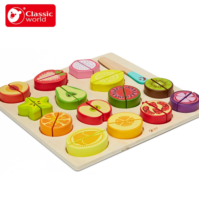 Классический Мир Детская кухня Let Cut многофункциональная фруктовая головоломка